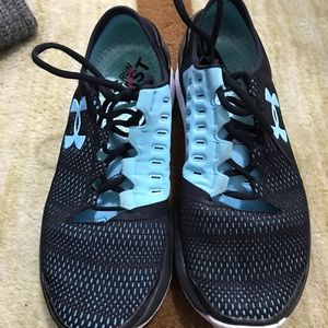Light blue  under armour sneakers size 8.5